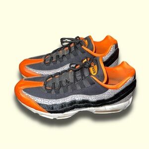 Mens Size 12.5 Nike Air Max 95 Safari Keep Rippin Stop Slippin Orange